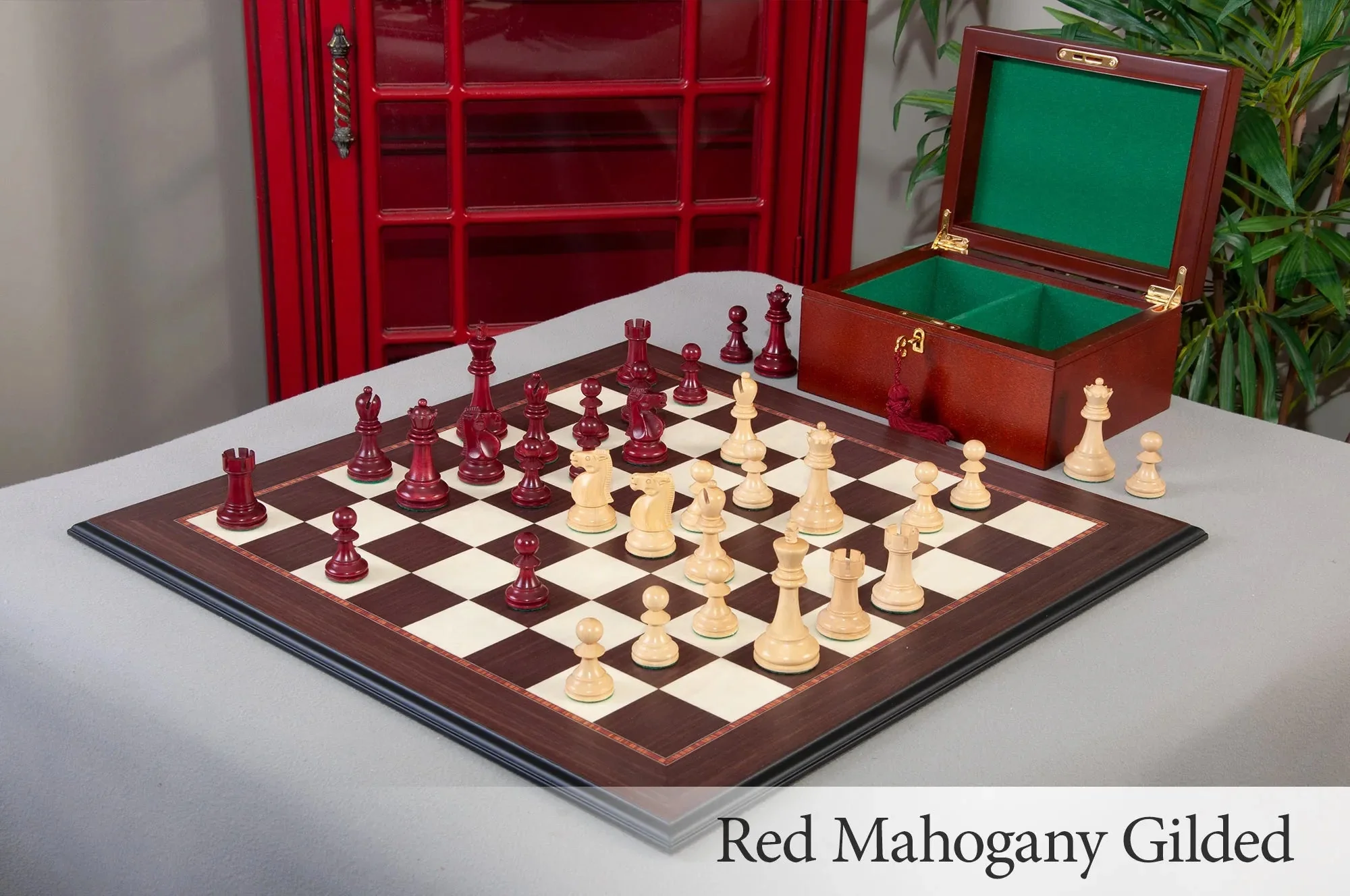 Red Mahogany Gilded and Natural Boxwood - Image 3