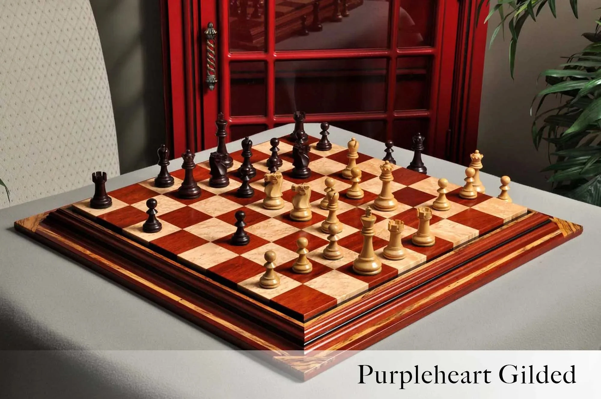 The Reykjavik II Series Gilded Chess Pieces - 3.75" King - Image 15