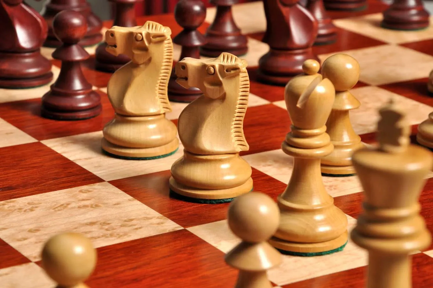 The Reykjavik II Series Gilded Chess Pieces - 3.75" King - Image 17