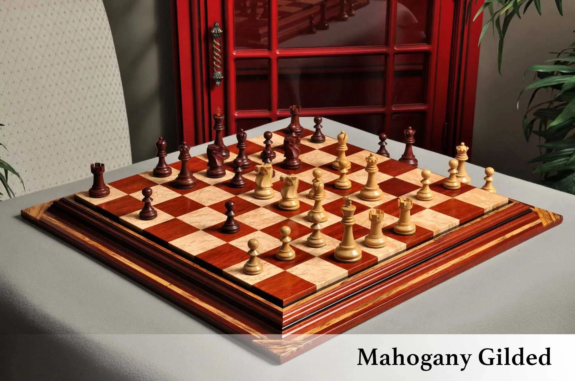 The Reykjavik II Series Gilded Chess Pieces - 3.75" King - Image 22
