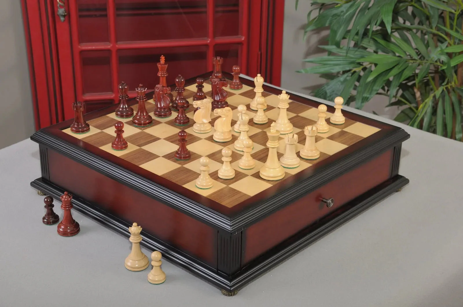 Natural Boxwood and Blood Rosewood