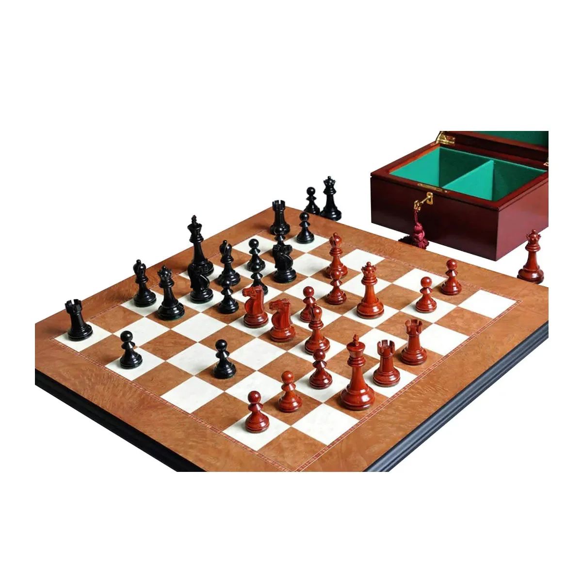 The Reykjavik II Series Prestige Chess Set, Box, & Board Combination - Image 11