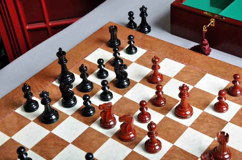 The Reykjavik II Series Prestige Chess Set, Box, & Board Combination - Image 5