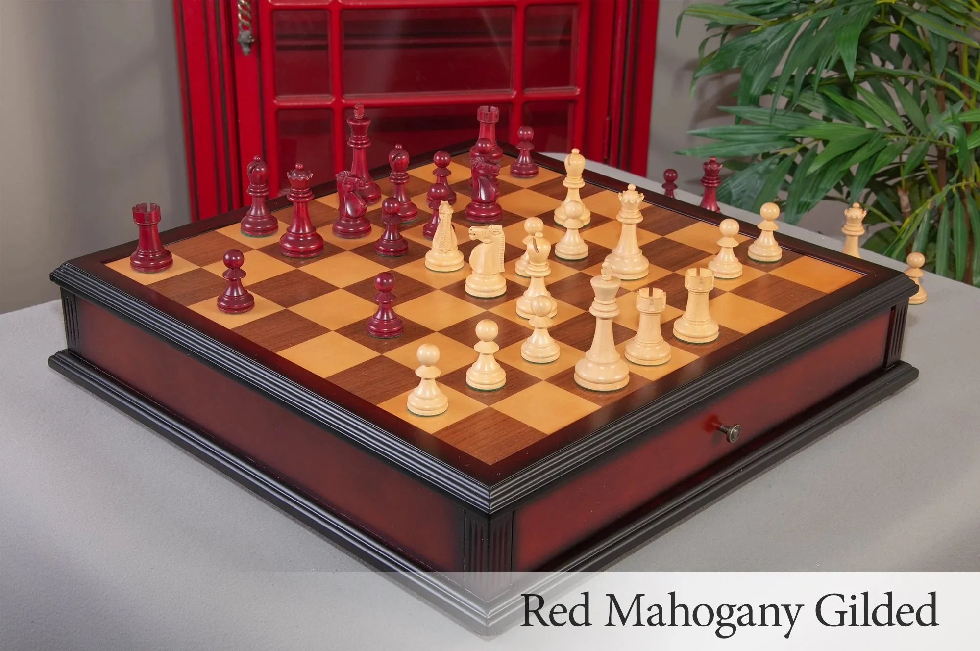 The Reykjavik II Series Tournament Chess Set and Tiroir Combination - Image 20
