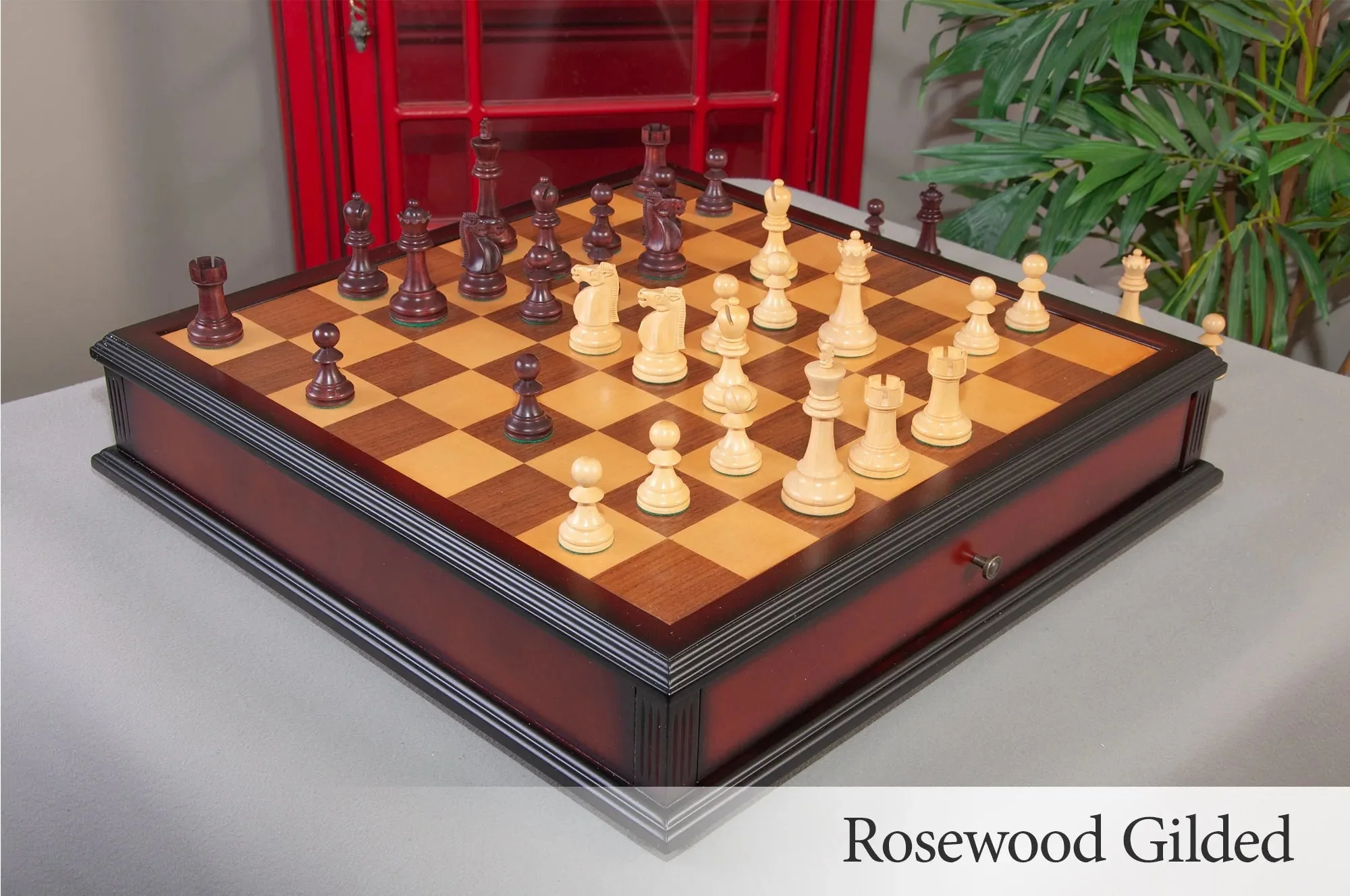 The Reykjavik II Series Tournament Chess Set and Tiroir Combination - Image 23