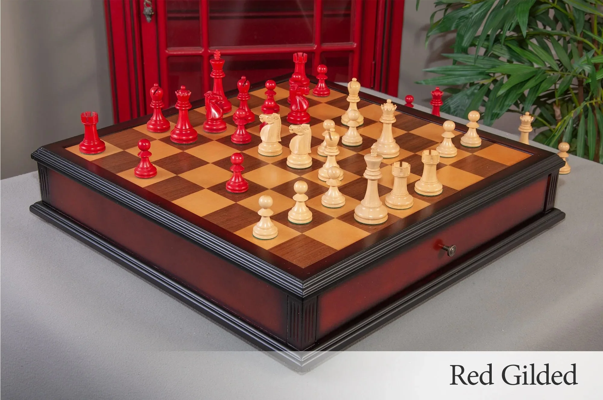 Red Gilded and Natural Boxwood - Image 2
