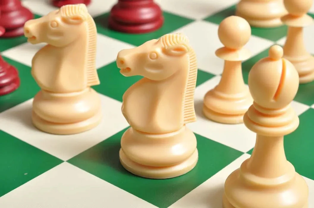 The Reykjavik Series Plastic Chess Pieces - 3.75" King - Image 11