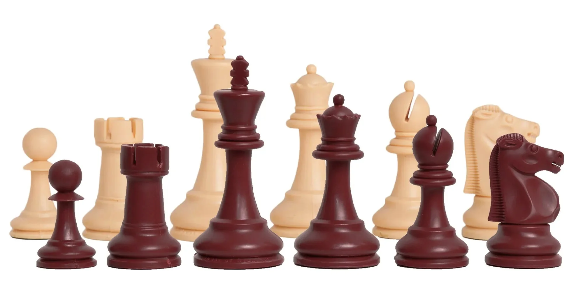 The Reykjavik Series Plastic Chess Pieces - 3.75" King - Image 3
