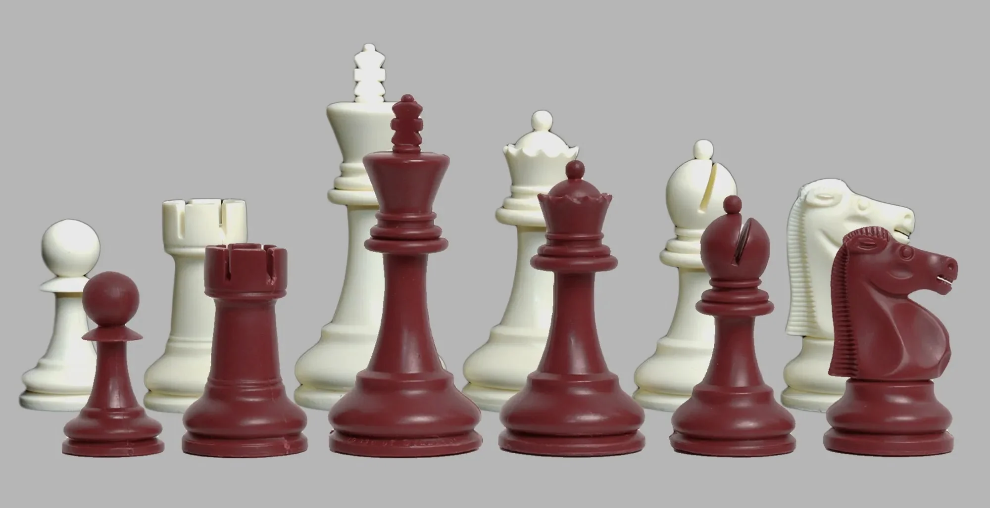 The Reykjavik Series Plastic Chess Pieces - 3.75" King - Image 4