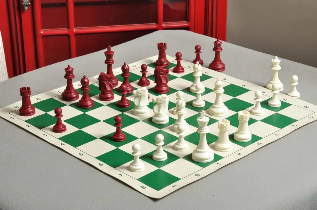 The Reykjavik Series Plastic Chess Pieces - 3.75" King - Image 8