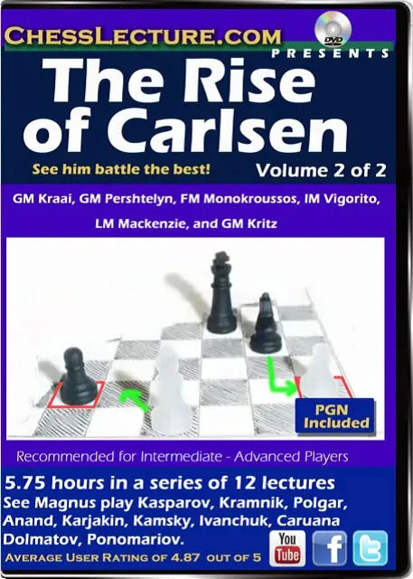The Rise of Carlsen - 2 DVDs - Chess Lecture - Volume 100 - Image 4