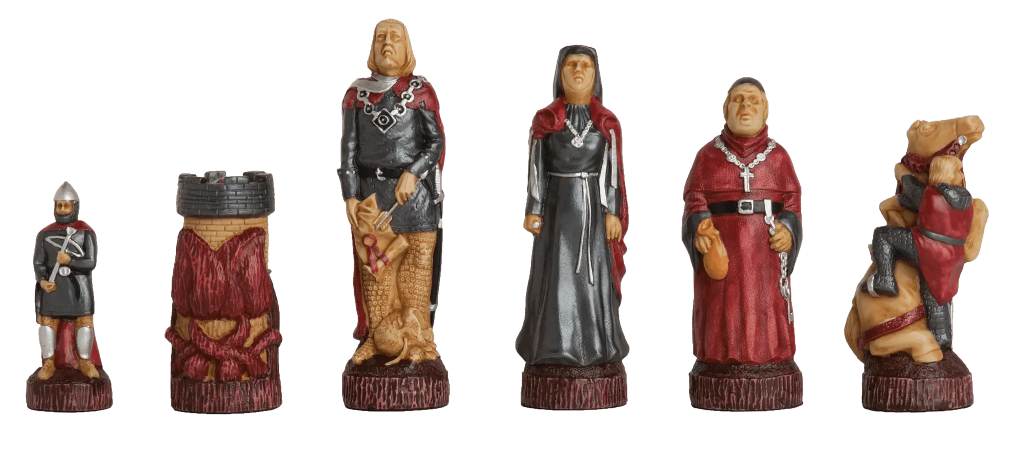 Hand Painted Chess Pieces
