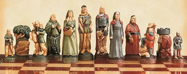 Hand Painted Chess Pieces - Image 3