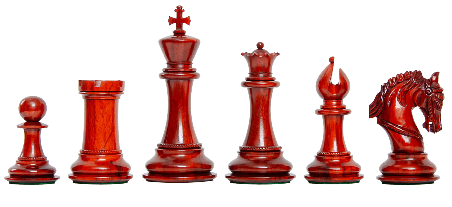 Blood Rosewood and Natural Boxwood