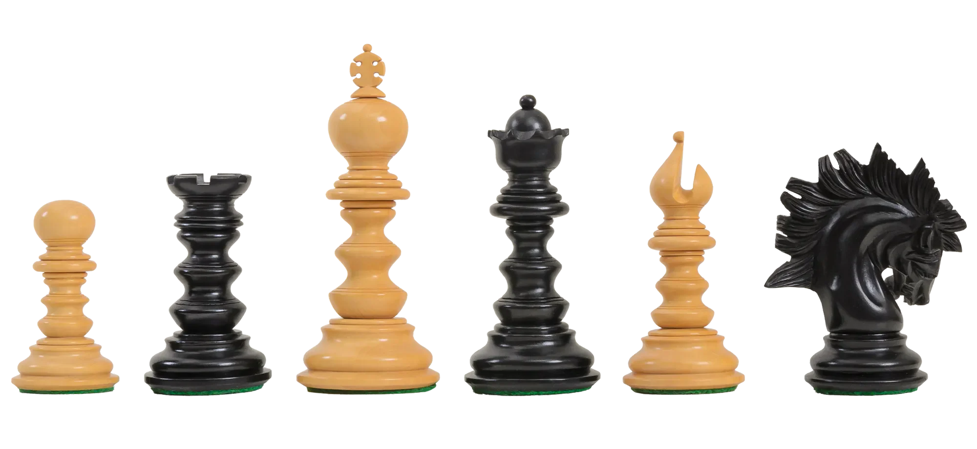 The Savano Series Artisan Wood Chess Pieces - 4.4" King