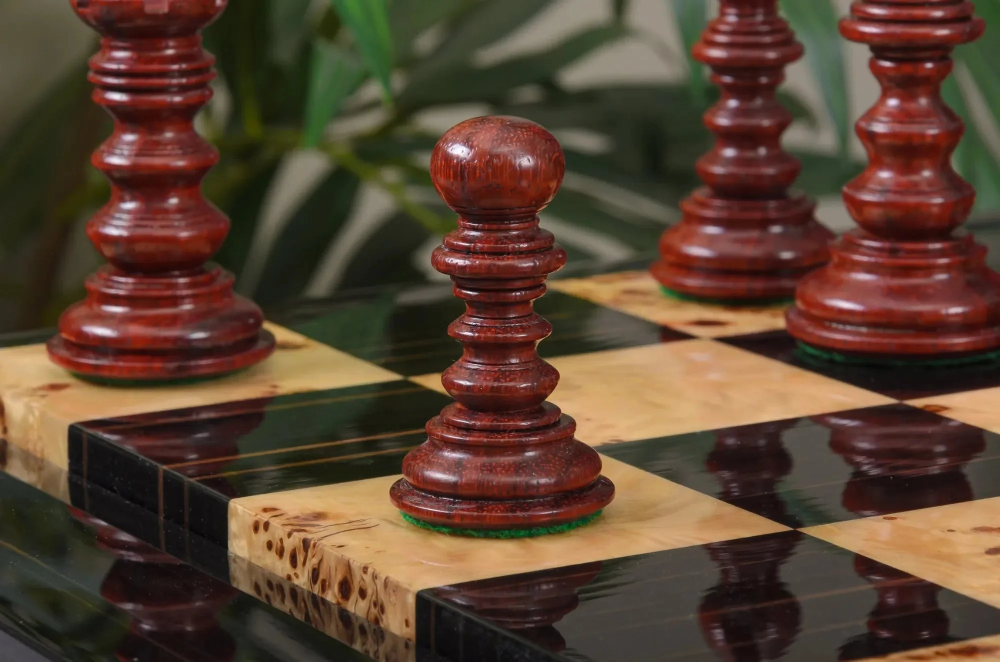 The Savano Series Artisan Wood Chess Pieces - 4.4" King - Image 12