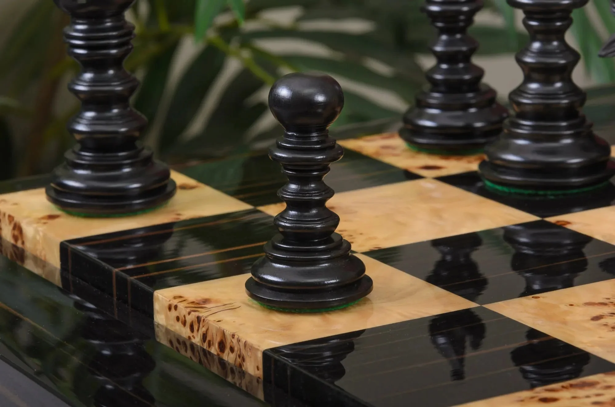 The Savano Series Artisan Wood Chess Pieces - 4.4" King - Image 18
