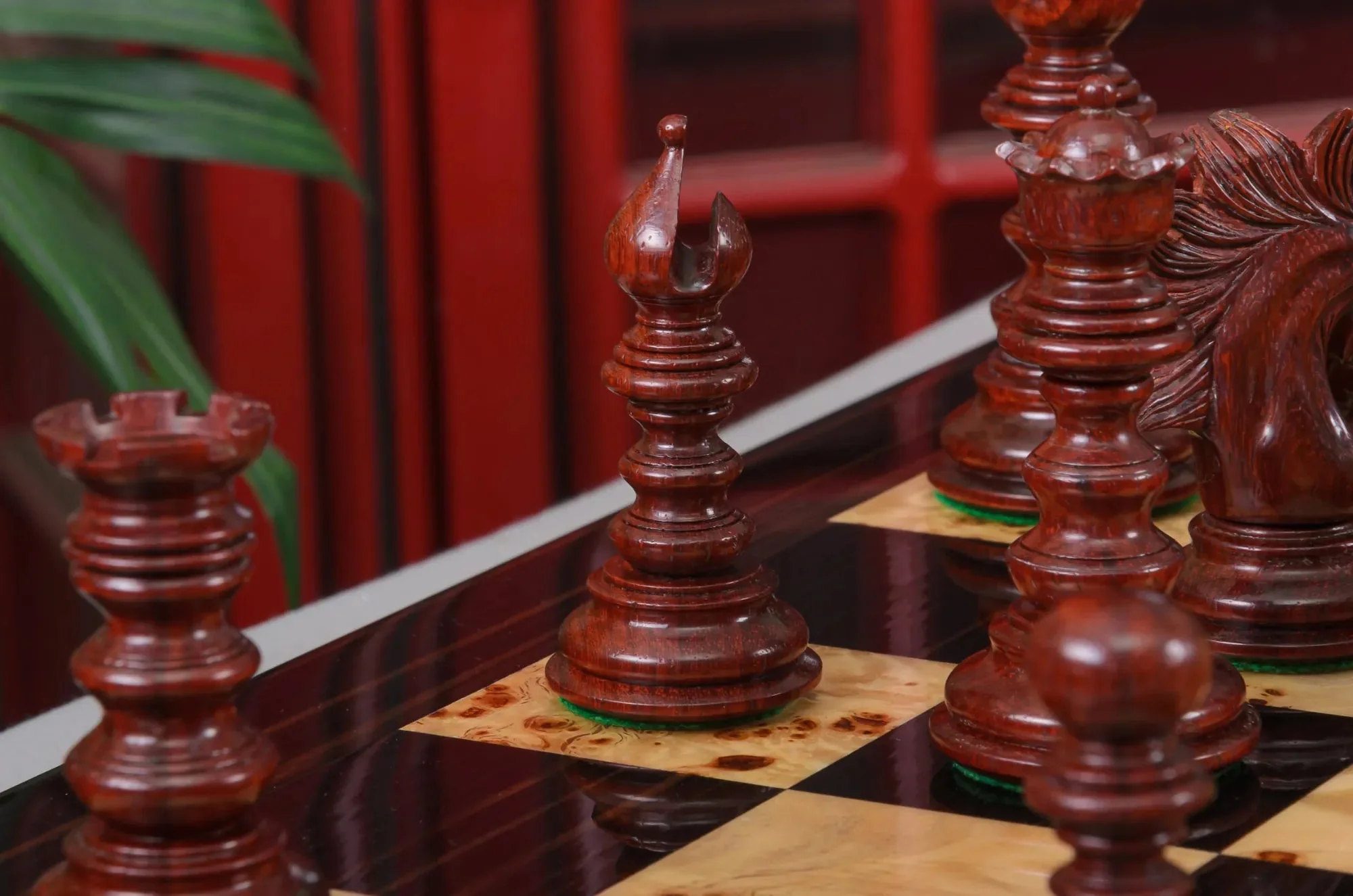 The Savano Series Artisan Wood Chess Pieces - 4.4" King - Image 19