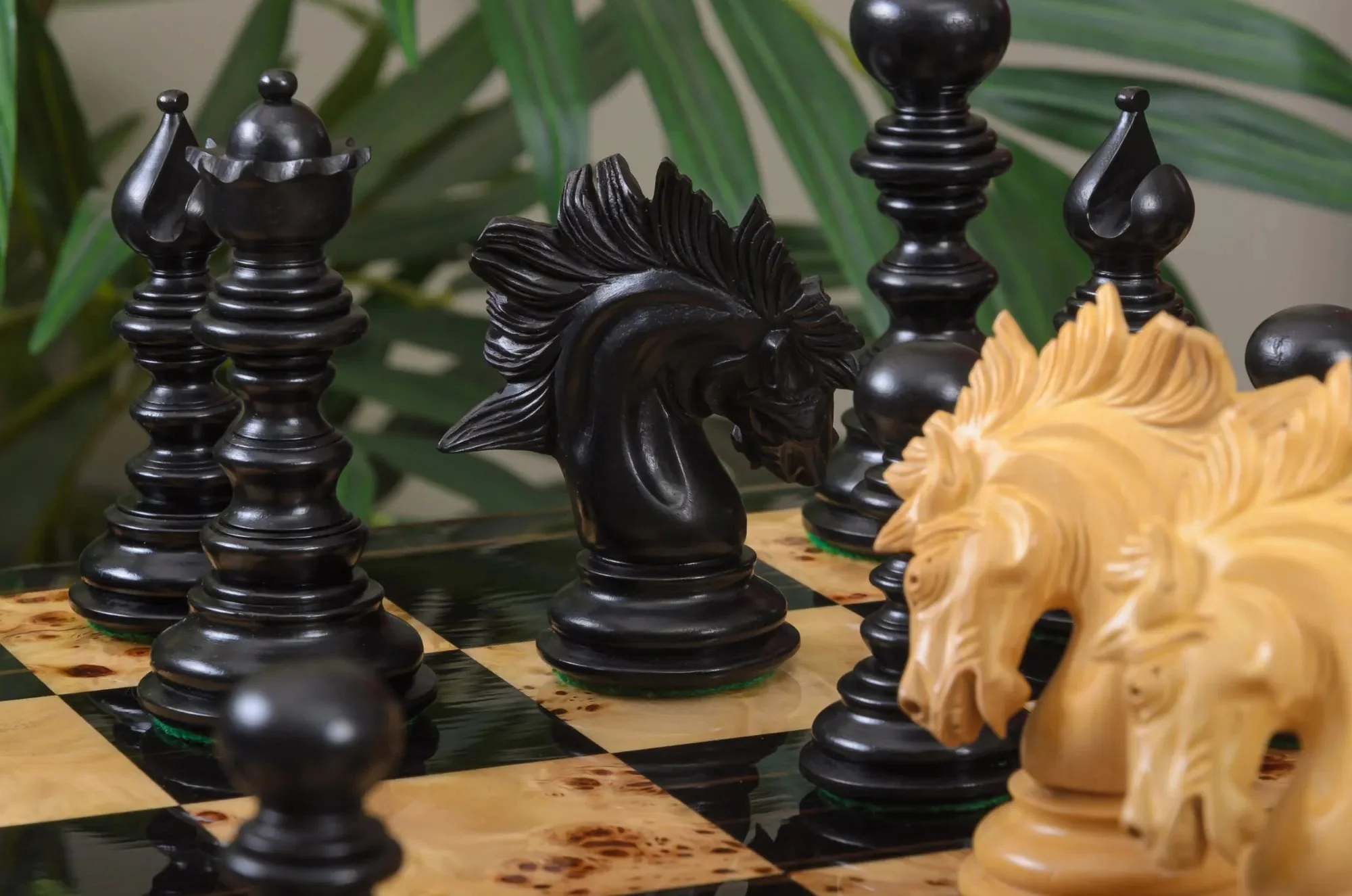 The Savano Series Artisan Wood Chess Pieces - 4.4" King - Image 25