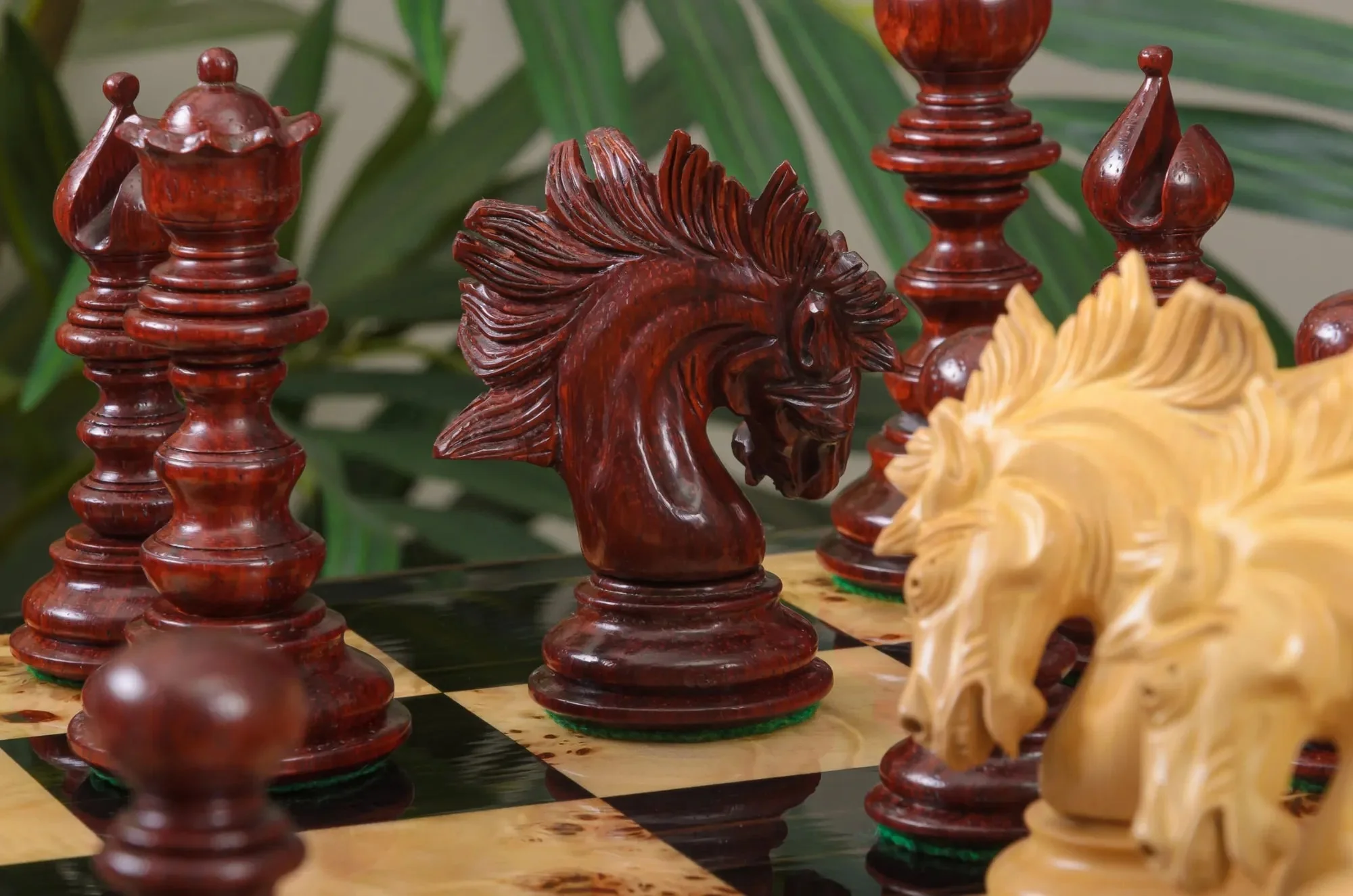 The Savano Series Artisan Wood Chess Pieces - 4.4" King - Image 26