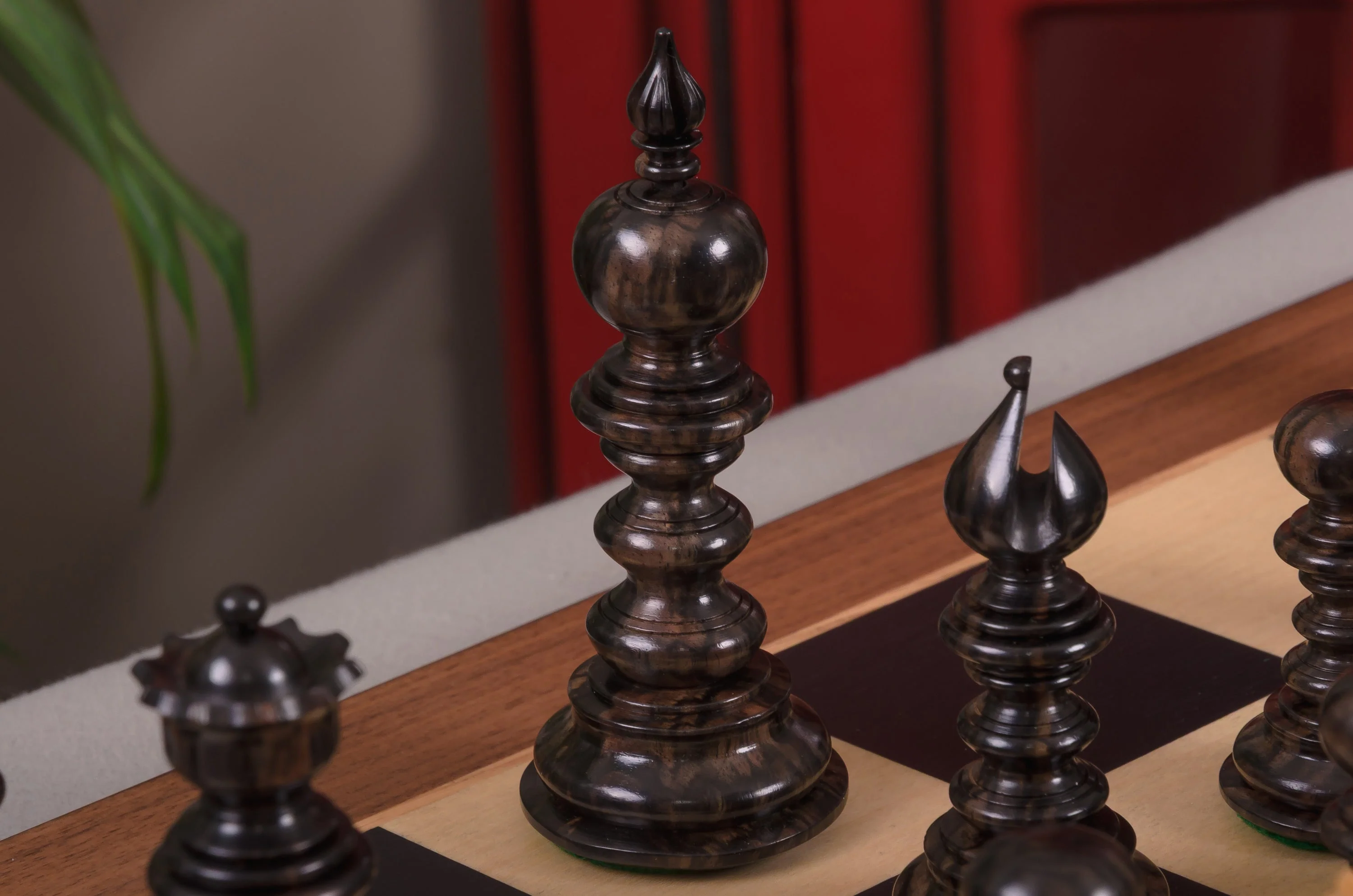 The Savano Series Artisan Wood Chess Pieces - 4.4" King - Image 4