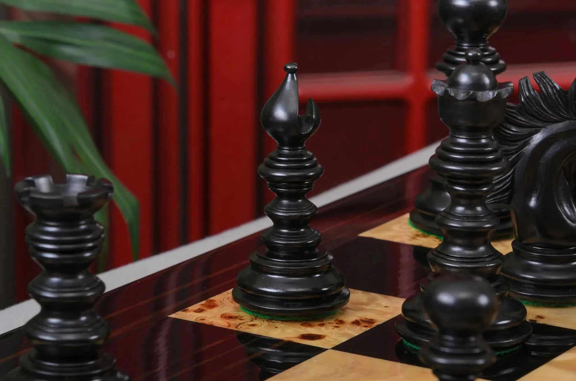 The Savano Series Artisan Wood Chess Pieces - 4.4" King - Image 6