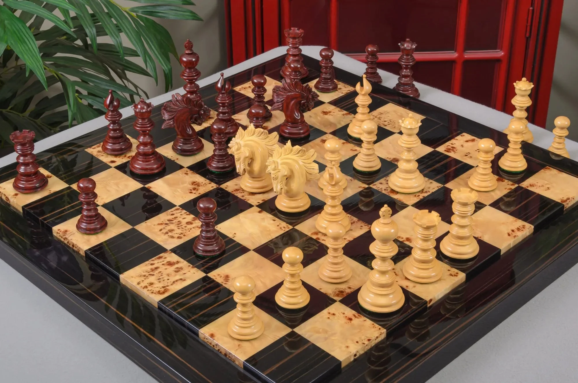 The Savano Series Artisan Wood Chess Pieces - 4.4" King - Image 7