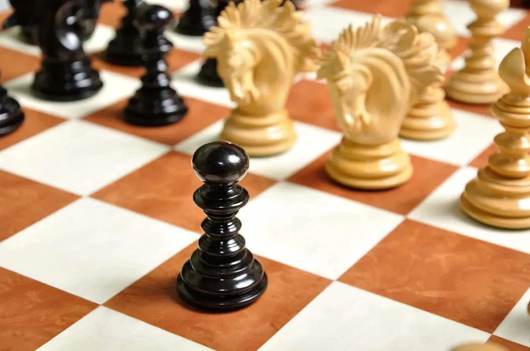 The Savano Series Luxury Wood Chess Set, Box, & Board Combination - Image 10