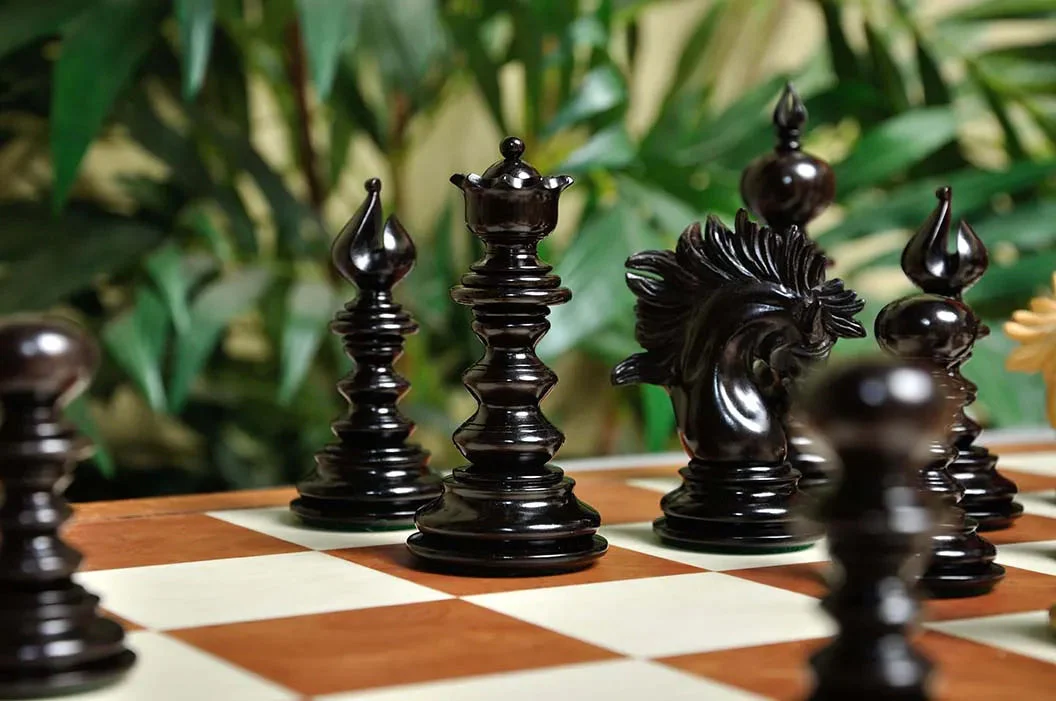 The Savano Series Luxury Wood Chess Set, Box, & Board Combination - Image 8