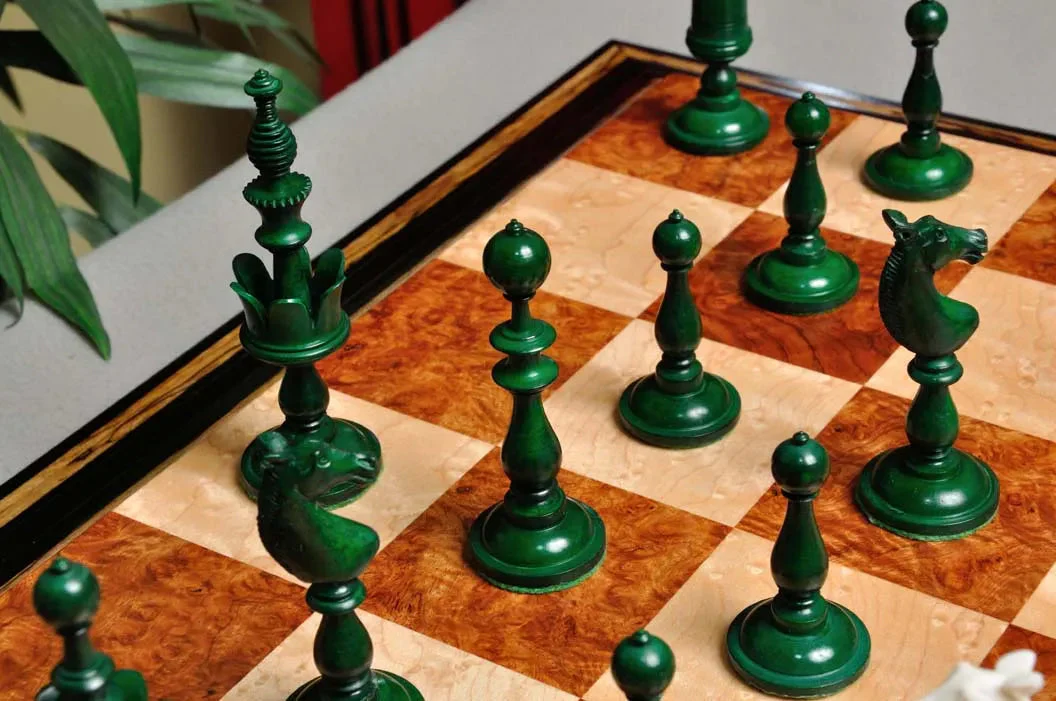 The Selenus Luxury Bone Chess Pieces - 4.0" King - Image 16
