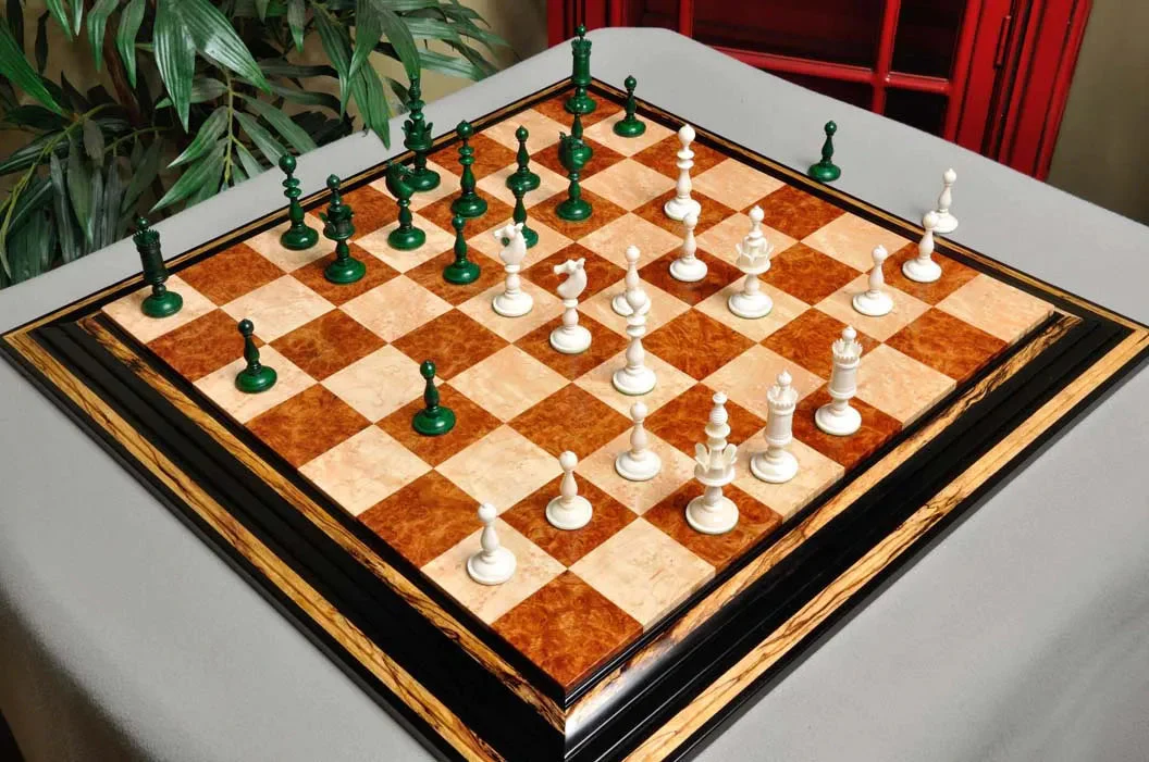 The Selenus Luxury Bone Chess Pieces - 4.0" King - Image 18