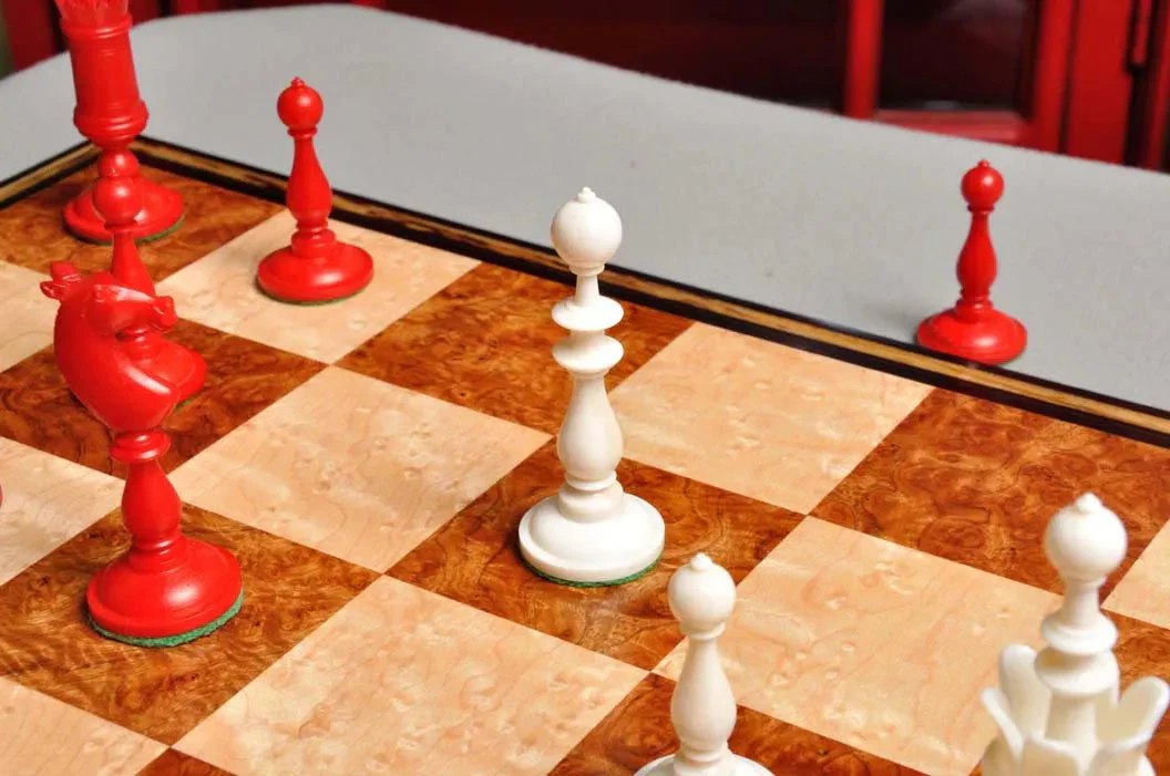 The Selenus Luxury Bone Chess Pieces - 4.0" King - Image 2