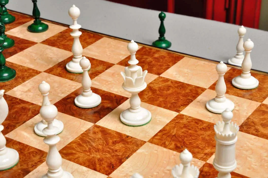 The Selenus Luxury Bone Chess Pieces - 4.0" King - Image 20