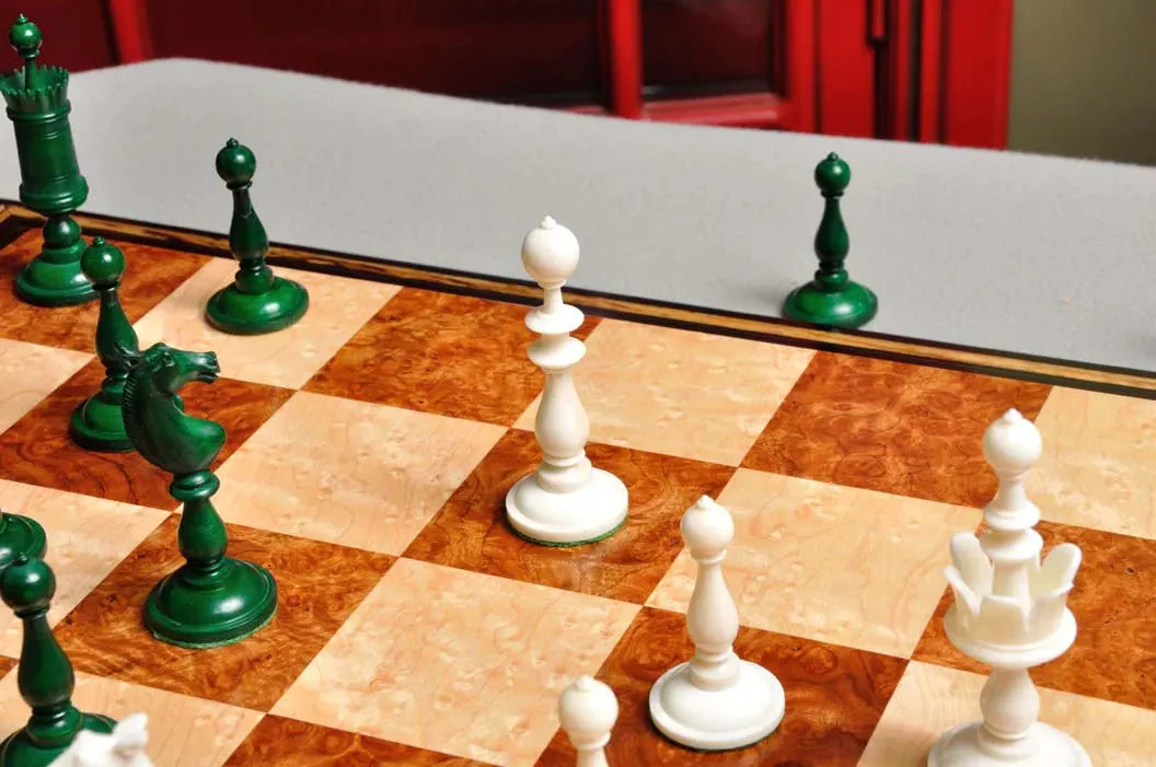 The Selenus Luxury Bone Chess Pieces - 4.0" King - Image 21