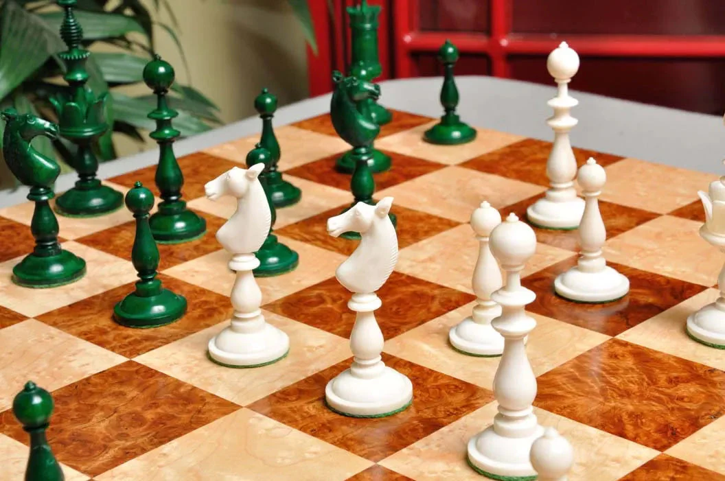 The Selenus Luxury Bone Chess Pieces - 4.0" King - Image 22