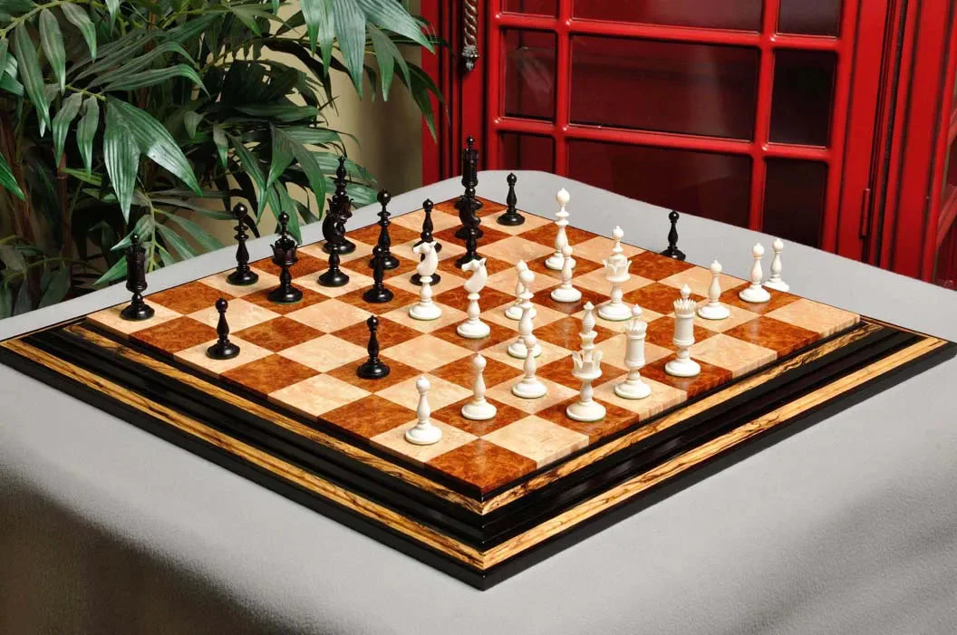 The Selenus Luxury Bone Chess Pieces - 4.0" King - Image 23