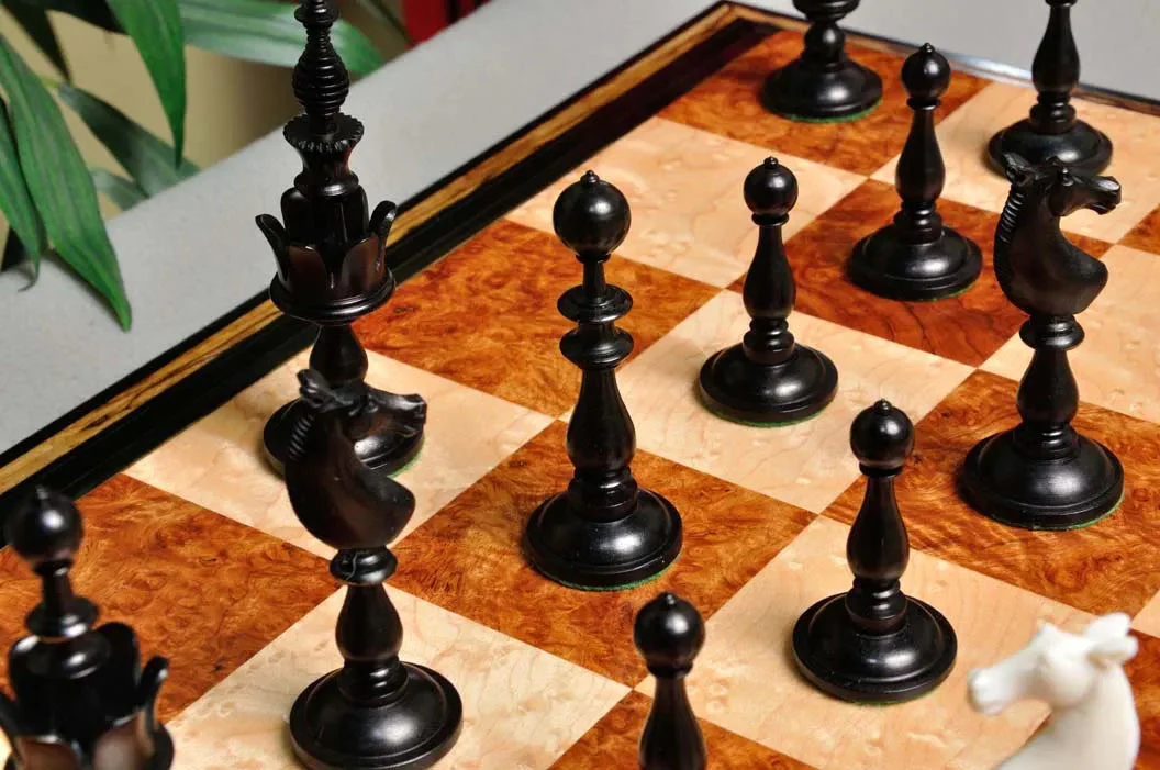 The Selenus Luxury Bone Chess Pieces - 4.0" King - Image 24