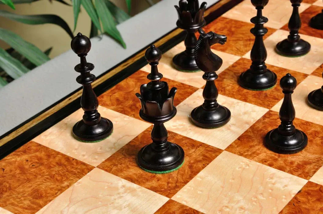 The Selenus Luxury Bone Chess Pieces - 4.0" King - Image 25