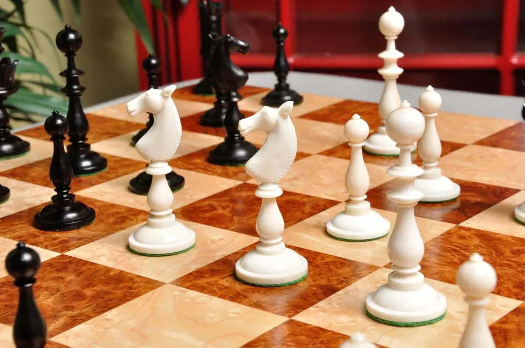 The Selenus Luxury Bone Chess Pieces - 4.0" King - Image 29