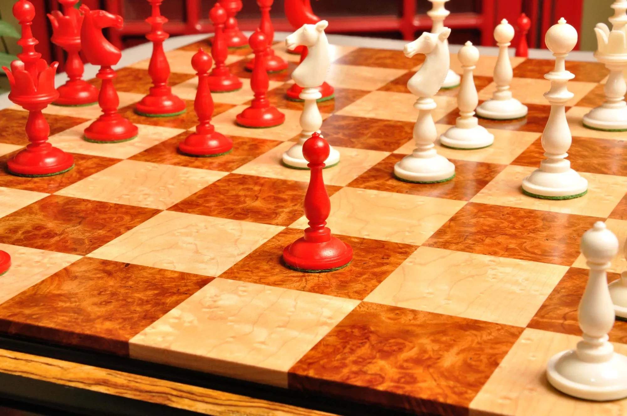 The Selenus Luxury Bone Chess Pieces - 4.0" King - Image 6