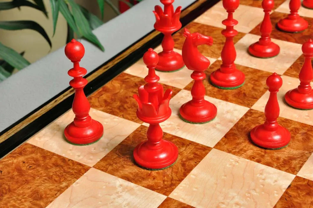 The Selenus Luxury Bone Chess Pieces - 4.0" King - Image 7