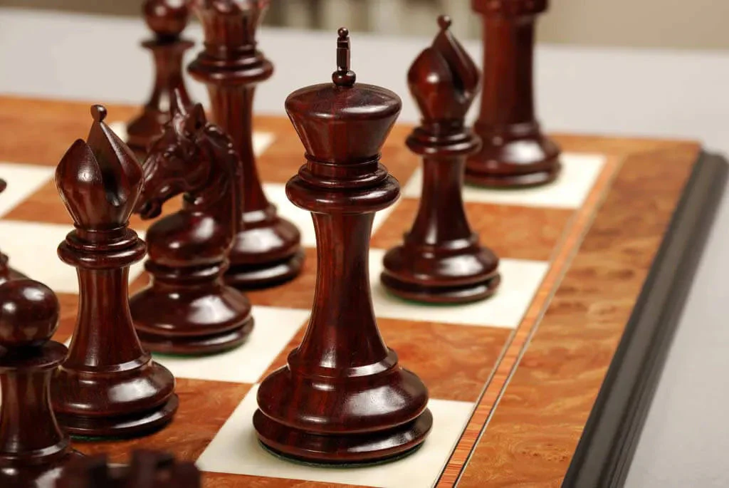 Blood Rosewood and Natural Boxwood