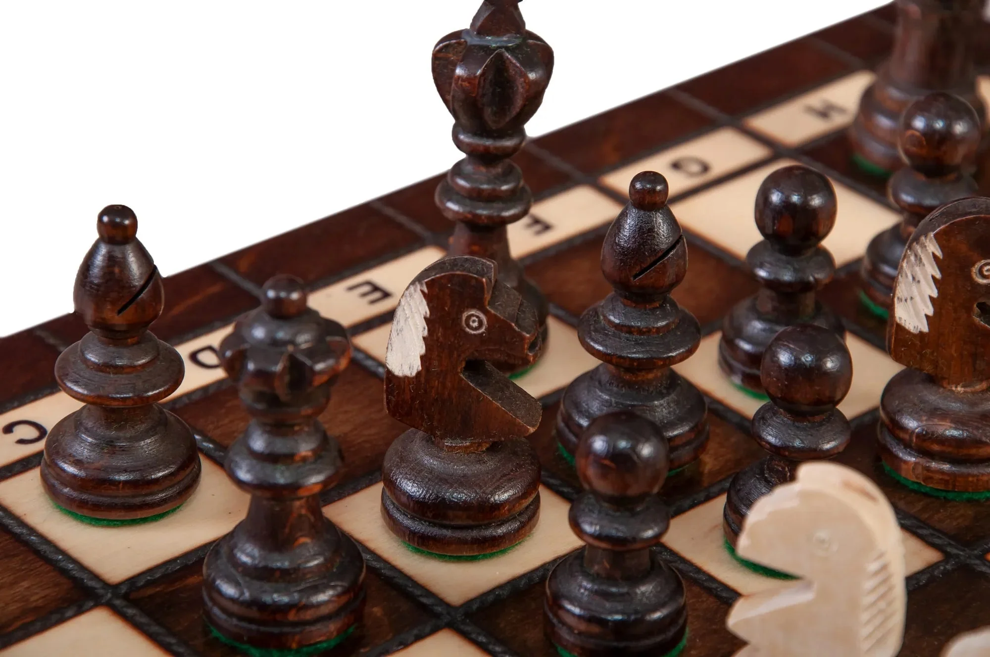 The Small Olympic Chess Set - Brown - Image 7
