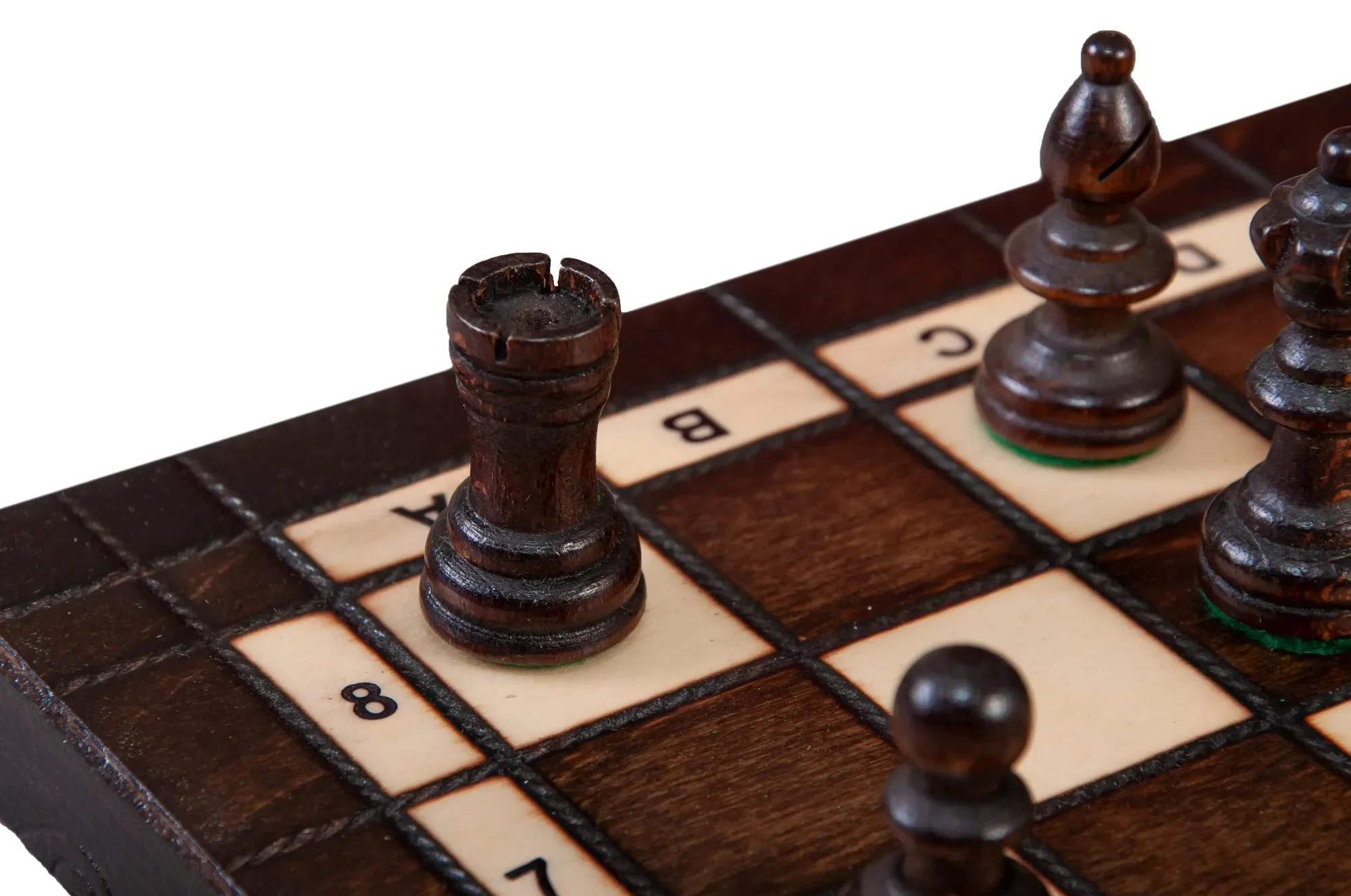 The Small Olympic Chess Set - Brown - Image 8