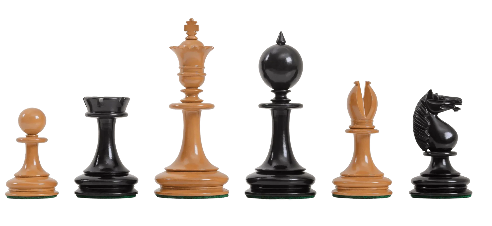 The William Hallett Series Chess Pieces - 3.5" King