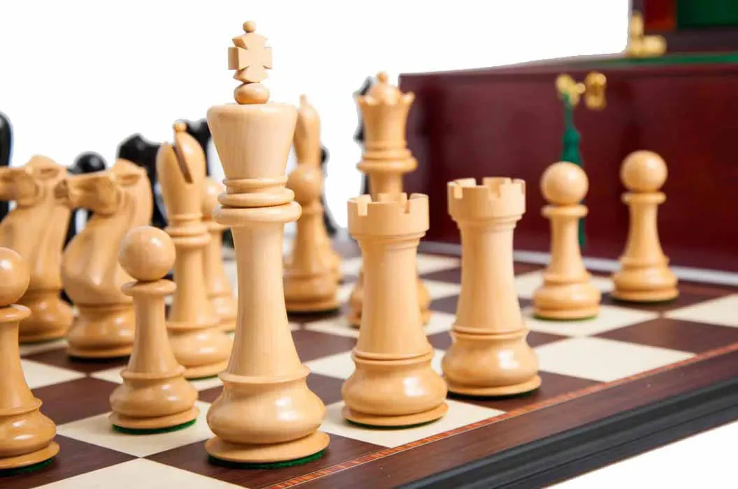 The 6" St. Petersburg Series Chess Set, Box, and Board Combination - Image 10