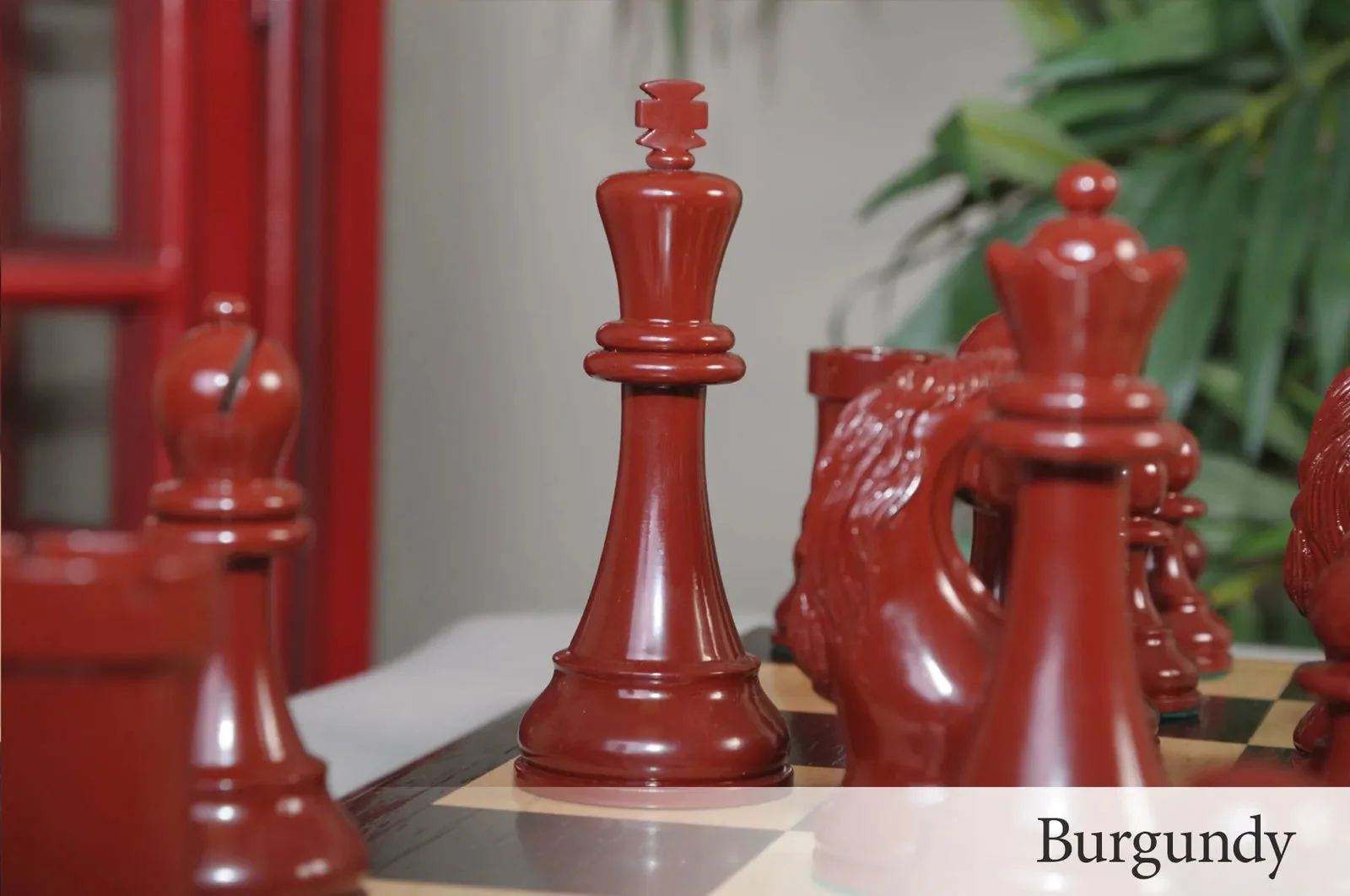 Burgundy and Natural Lacquered - Image 4