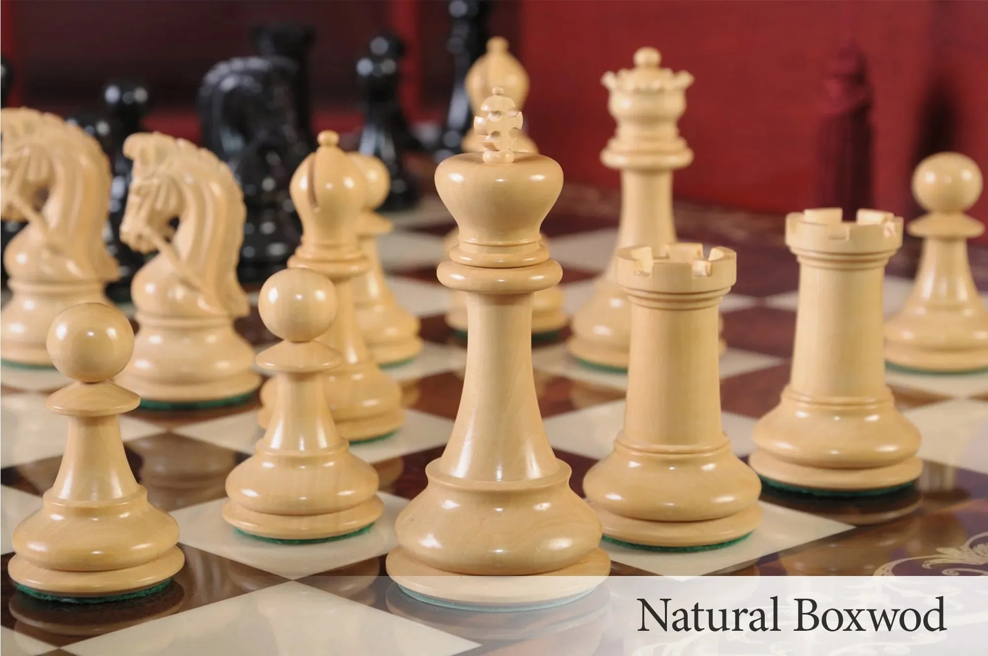 The Sultan Series Luxury Chess Set, Box, & Board Combination - Image 17