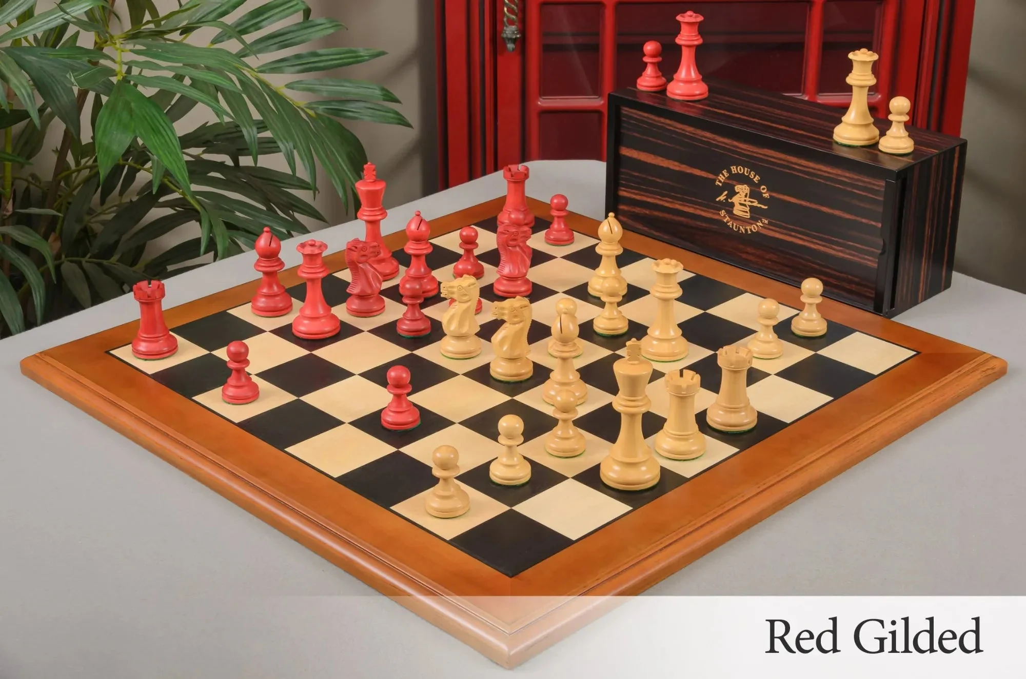 Red Gilded and Natural Boxwood - Image 2