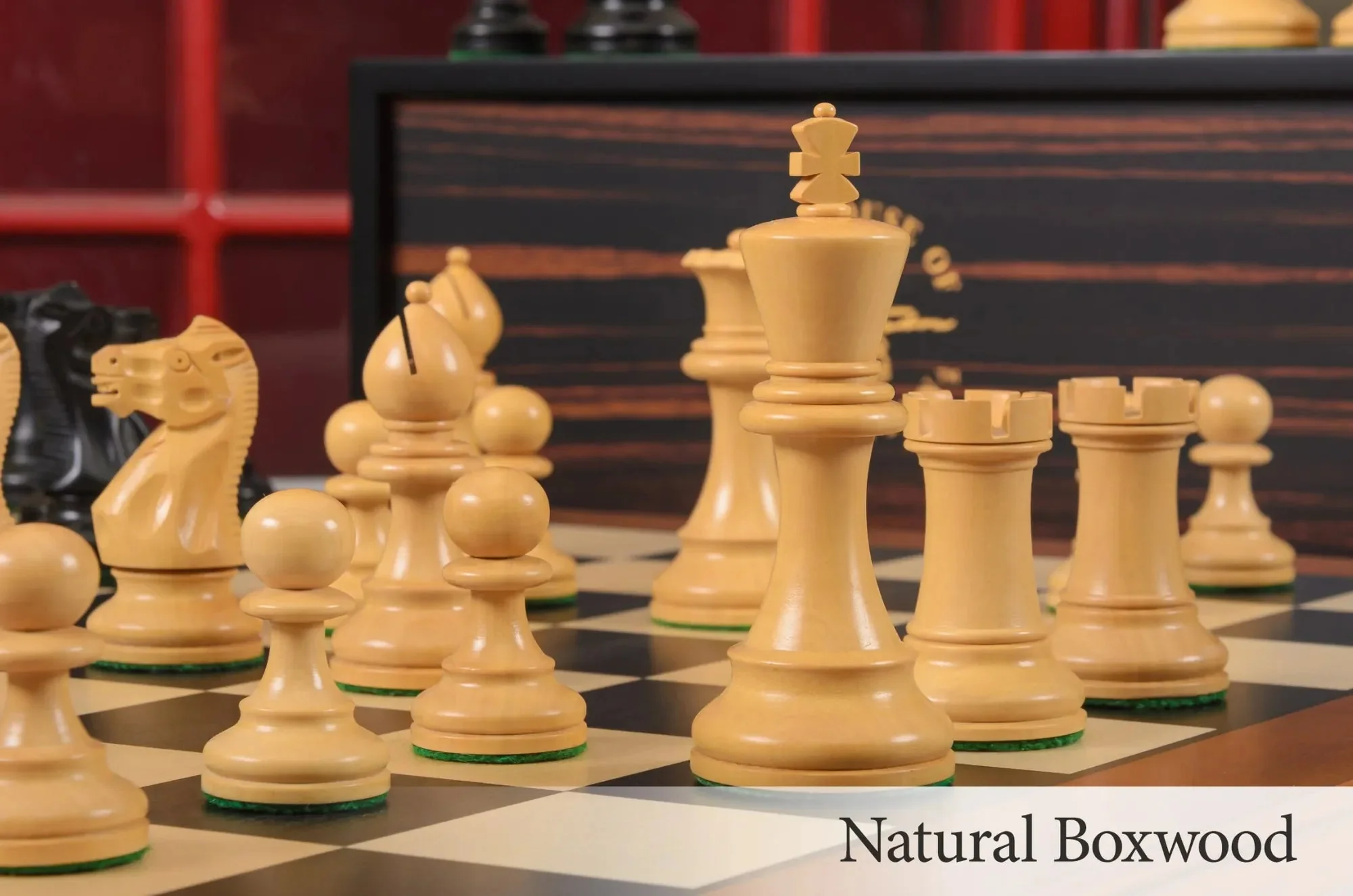The Superior Grandmaster Chess Set, Box, & Board Combination - Image 4